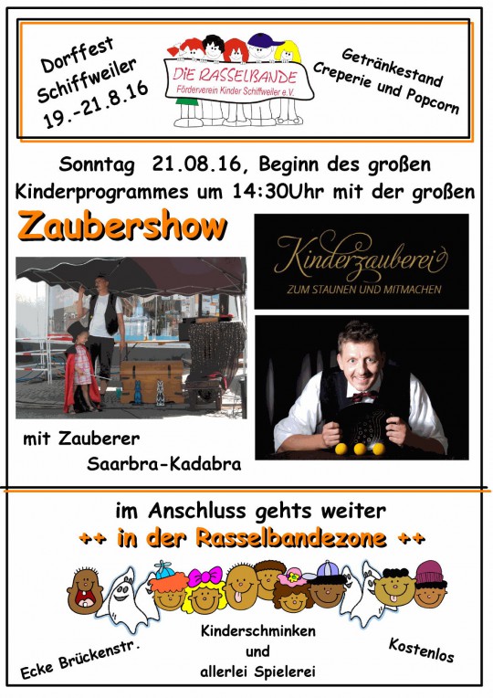 Zauberer-Saarland-Schiffweiler-Kinder-Schiffweiler-Rasselband